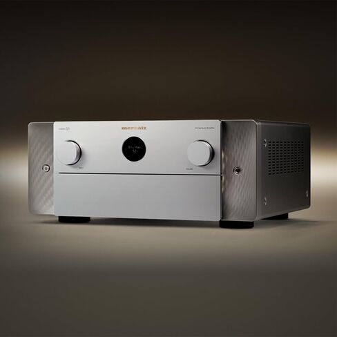 Marantz Cinema 40 9.4 Channel 8K Ultra HD Home Theater Receiver with Dolby Atmos/DTS:X & HEOS Built-In Streaming (Silver/Gold) in Kuwait