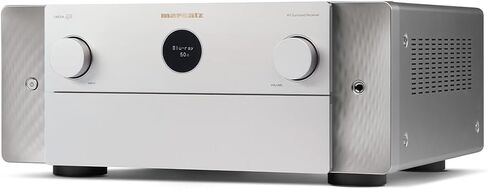 Marantz Cinema 40 9.4 Channel 8K Ultra HD Home Theater Receiver with Dolby Atmos/DTS:X & HEOS Built-In Streaming (Silver/Gold) in Kuwait