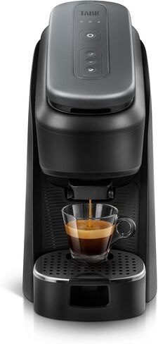 Lavazza Tabli Espresso Machine, works with 100% Coffee Tabs (Black) | Single-serve espresso system. Tabli 100% Coffee Tabs compatibility. Easily brew an espresso, lungo, or double shot. in Saudi Arabia