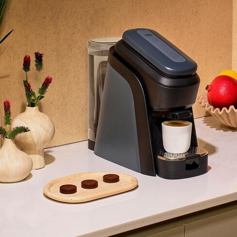 Lavazza Tabli Espresso Machine, works with 100% Coffee Tabs (Black) | Single-serve espresso system. Tabli 100% Coffee Tabs compatibility. Easily brew an espresso, lungo, or double shot. in Saudi Arabia