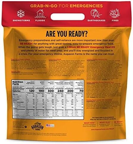 Augason Farms BE Ready 1-Week Emergency Food Supply in Saudi Arabia