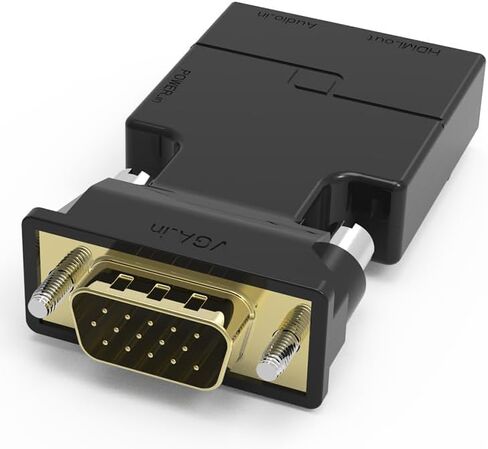 محول HDMI إلى VGA مع محول الصوت والفيديو دونجل متوافق مع الكمبيوتر المحمول وجهاز العرض والكمبيوتر in Kuwait