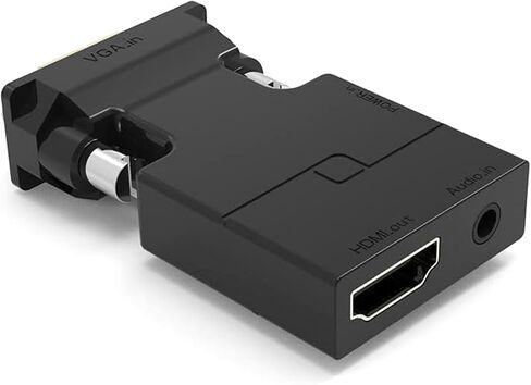 محول HDMI إلى VGA مع محول الصوت والفيديو دونجل متوافق مع الكمبيوتر المحمول وجهاز العرض والكمبيوتر in Kuwait