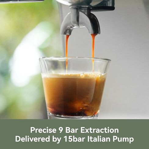 Gevi 58mm Commercial Espresso Machine|PID&NTC Temp Control with Steam Wand | Knob-type Operation;Budget under$200;Removable Water Tank;Include Necessary Accessories;Can Make Americanos;Easy to Clean in Saudi Arabia