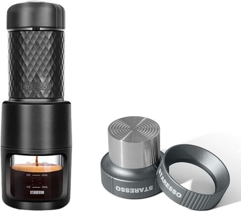 STARESSO Classic Portable Espresso Maker & 37mm Dosing Funnel Tamper Kit in Saudi Arabia