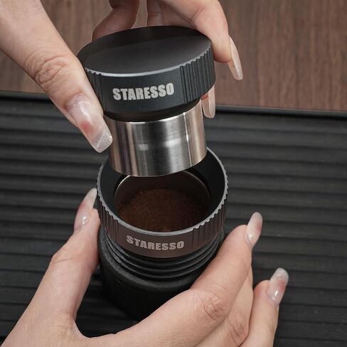 STARESSO Classic Portable Espresso Maker & 37mm Dosing Funnel Tamper Kit in Saudi Arabia