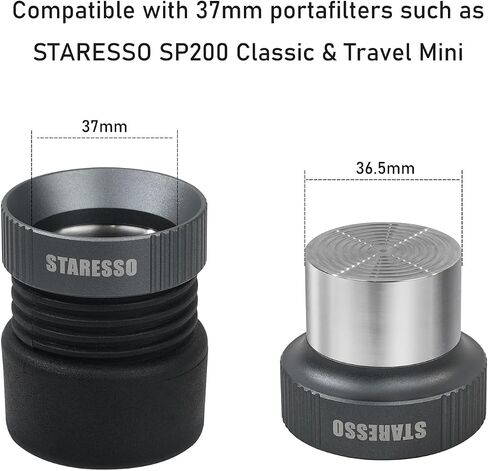STARESSO Classic Portable Espresso Maker & 37mm Dosing Funnel Tamper Kit in Saudi Arabia