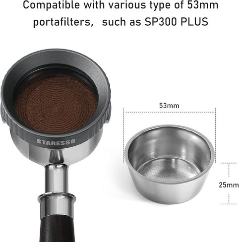 STARESSO Plus Portable Coffee Maker & 53mm Bottomless Portafilter in Saudi Arabia