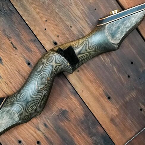 The Inspected Black Hunter Recurve Bow by Shatterproof Archery in Saudi Arabia