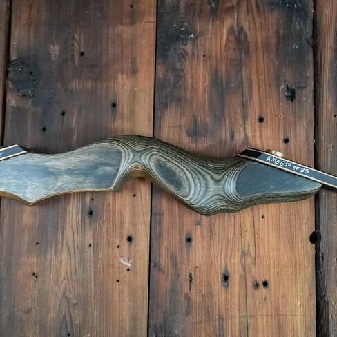 The Inspected Black Hunter Recurve Bow by Shatterproof Archery in Saudi Arabia