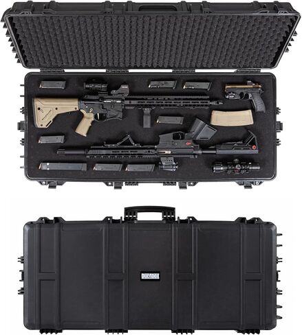 Durabox All Weather Hard Case – TSA Approved Rifle Case with Customizable Foam, Ergonomic Handle - Waterproof Travel Case for Rifles, Guns, Shotguns, Ammo, Scopes and Other Gear in Saudi Arabia
