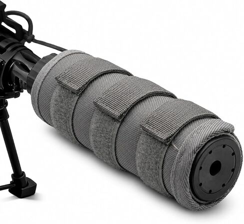 6 Inch Suppressor Cover (5|6|7|8|9| Inch) 2912F Rated Fiberglass Inner Sleeve + Fireproof Cotton Outer Wrap | Heat Resistant Silencer Cover in Saudi Arabia