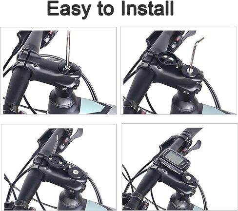 Bike Computer Mount for Garmin Edge Wahoo Elemnt Bryton Out Front Adjustable Bicycle Stem Mount (Black with stem Cap) in Saudi Arabia