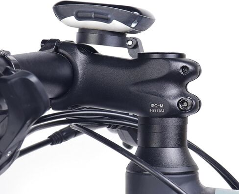 Bike Computer Mount for Garmin Edge Wahoo Elemnt Bryton Out Front Adjustable Bicycle Stem Mount (Black with stem Cap) in Saudi Arabia