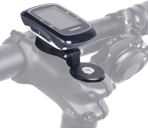 Bike Computer Mount for Garmin Edge Wahoo Elemnt Bryton Out Front Adjustable Bicycle Stem Mount (Black with stem Cap) in Saudi Arabia
