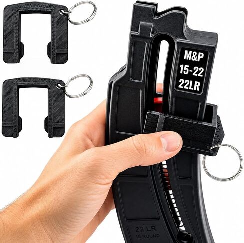 Smith & Wesson M&P 15-22 .22LR Magazine Speed Loader | 2-Pack | Quick Load Assist Tool | Thumb Saver Magazine Loader | Fast Reload Accessory for M&P 15-22 Magazines | Easy Grip Design in Saudi Arabia