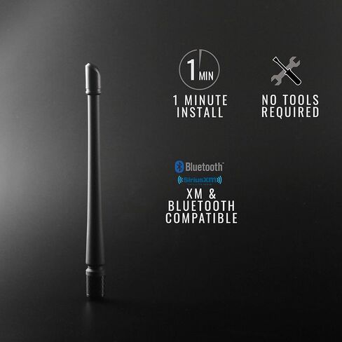 RYDONAIR 7“ Rubber Short Antenna Compatible with Harley Davidson 1989-2026 in Saudi Arabia