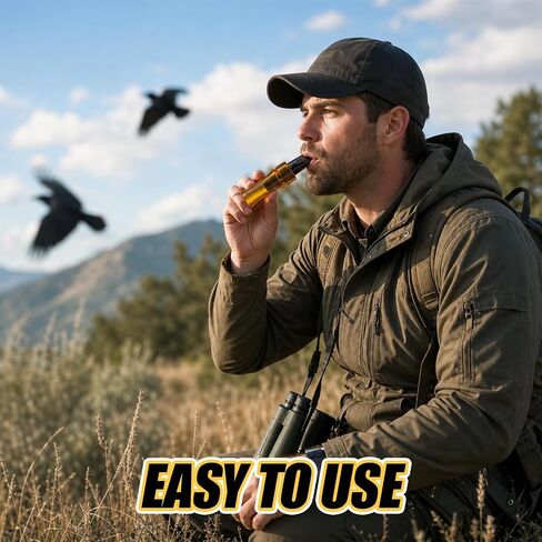 2PCS Crow Caller to Attract Crows, Professional Crow Caller Whistle for Hunting and Birdwatching, Realistic Crow Call Sound with Durable ABS Construction, Ideal for Outdoor Wildlife Observation in Saudi Arabia