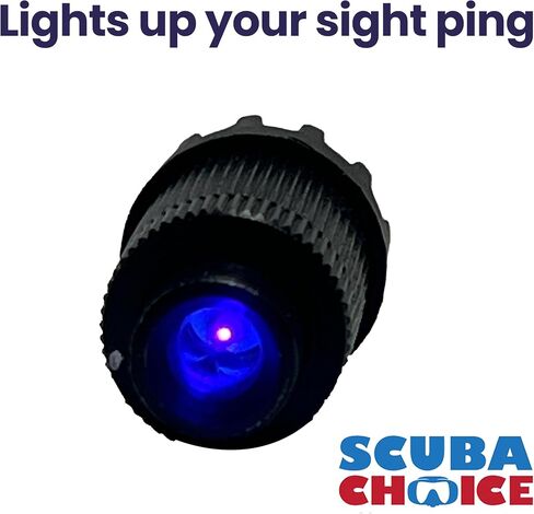 Safari Choice Compound Bow Optic LED Sight Light – Universal 3/8-32 Thread, Compact Design, Compatible with Apex, Cobra, PSE, Trophy Ridge & TRUGLO Sights - Enhances Visibility for Precision Archery in Saudi Arabia
