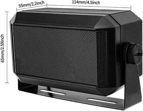 Rectangular External Communications Speaker/CB Radio Speaker for Ham Radio, External Scanners for All 3.5mm Audio Plug CB Radios and Mobile Radios (2 Pack) in Saudi Arabia