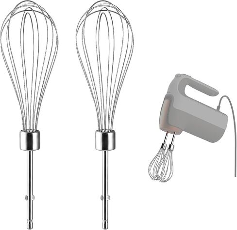 Hand Mixer Beater Blades Compatible with Oster,1Pair | Stainless Steel Whisk Replacement Parts for Oster FPSTHMSNCW 270-Watt Models in Saudi Arabia