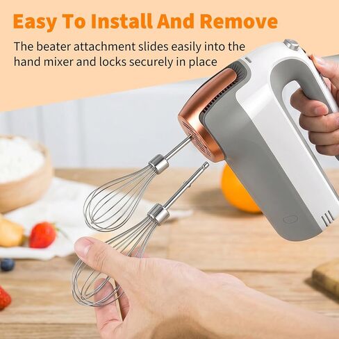 Hand Mixer Beater Blades Compatible with Oster,1Pair | Stainless Steel Whisk Replacement Parts for Oster FPSTHMSNCW 270-Watt Models in Saudi Arabia