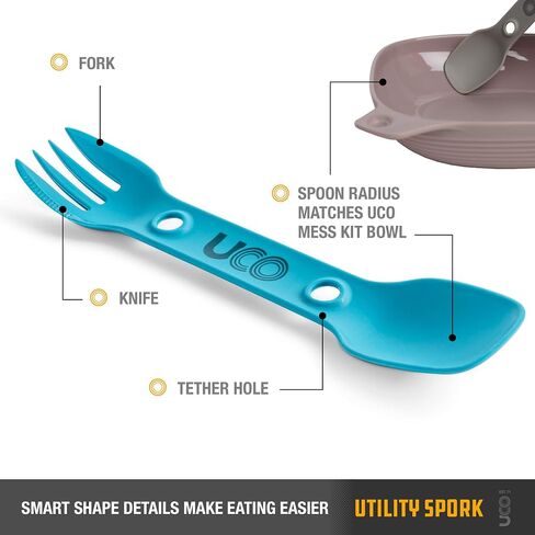 UCO Utility Spork 3-in-1 Combo Spoon-Fork-Knife Camping Utensil in Saudi Arabia