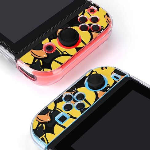 Rubber Duck Sunglasses Switch Screen Protector Cover Full Accessories Switch Game Case Protection Skin for Switch Console And Joy-Cons in Saudi Arabia