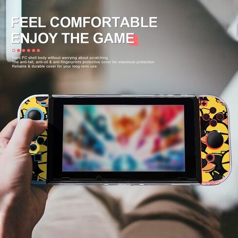 Rubber Duck Sunglasses Switch Screen Protector Cover Full Accessories Switch Game Case Protection Skin for Switch Console And Joy-Cons in Saudi Arabia