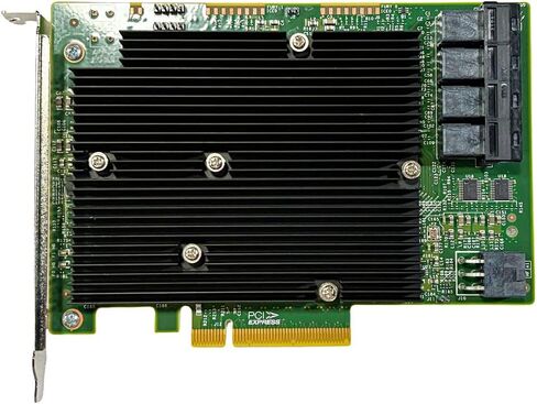 SAS HBA Card Compatible with LSI 9300-16i IT Mode 16-Port with SAS Cables | Dual SAS3008, PCIe 3.0 x8, 4x 8643 to SAS Cables, PCIe SAS Expansion Card, HBA Controller for ZFS TrueNAS unRAID NAS in Saudi Arabia
