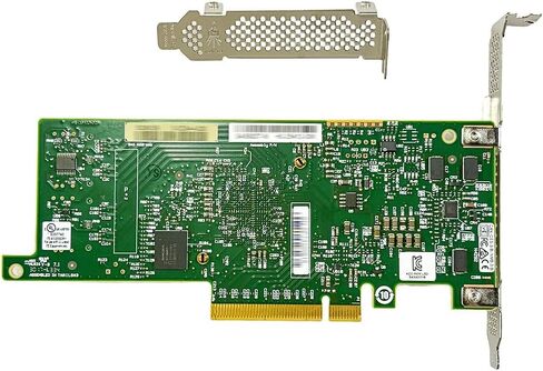 SAS HBA Card Compatible with LSI 9207-8i IT Mode 8-Port with SATA Cables | SAS2308, PCIe 3.0 x8, 2x 8087 to SATA Cables, PCIe SATA Expansion Card, HBA Controller for ZFS TrueNAS unRAID NAS in Saudi Arabia