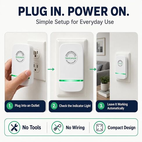 2026 Updated Smartplug Device, Stop watt Plug in Power Box for Home and Office US Plug 90V-250V 30KW 4 Pack in Saudi Arabia
