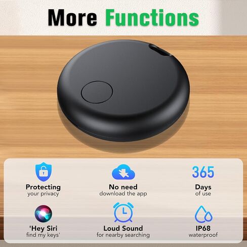 Air Tracker Tags-4 Pack: Smart Bluetooth Tracker, Item Finder Works with Apple Find My (iOS Only) App, Trakcer Tag Locator for Keys, Luggage, Satchel, weTag mini. (Not for Android Devices) in Saudi Arabia