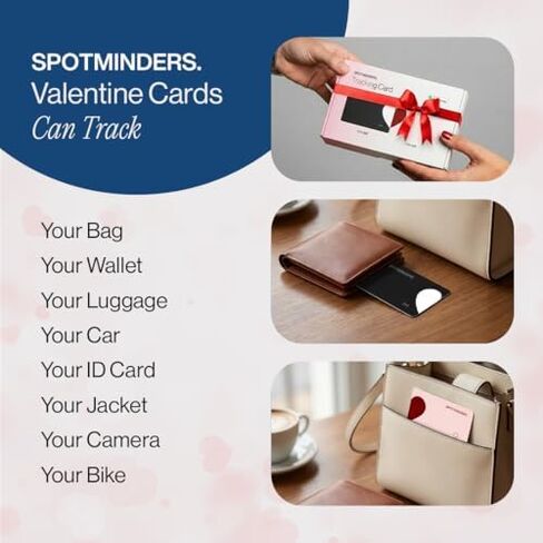 Spotminders 3-Pack Travel Bundle - Works with Apple Find My Tracking Card for Wallet 0.07in Slim Item Finder in Saudi Arabia