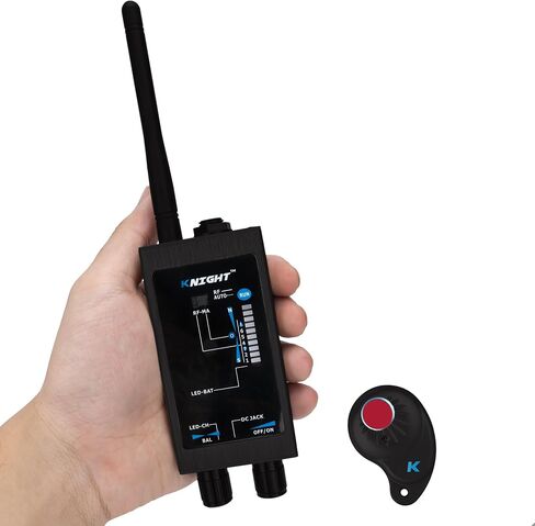 KT-9000 Premium Hidden Devices Detector by Knight Electronics - Hidden Camera Detectors RF Detector & Bug Detector | Hidden Camera Finder for GPS Tracking/Radio Frequency Signal Detection Anti Spy in Kuwait
