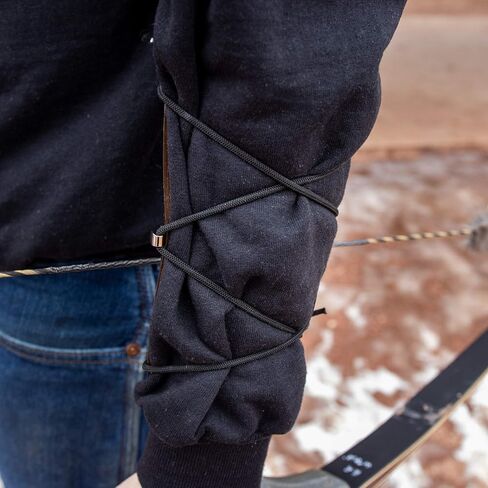 Leather Archery Armguard Essential Leather Armguard | Left/Right Hand | Real Leather Protective Armguard in Saudi Arabia