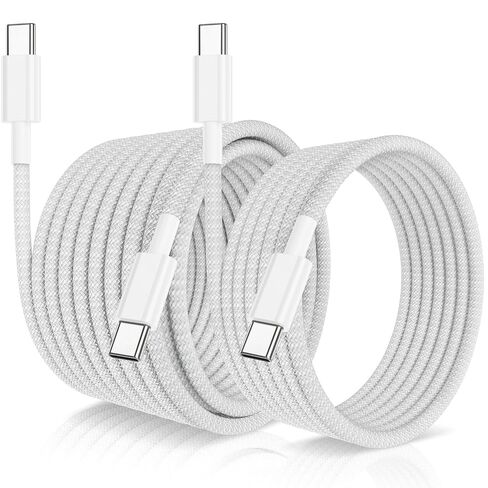 كابل USB C إلى USB C بقوة 240 واط، بطول 6 أقدام + 10 أقدام in Kuwait