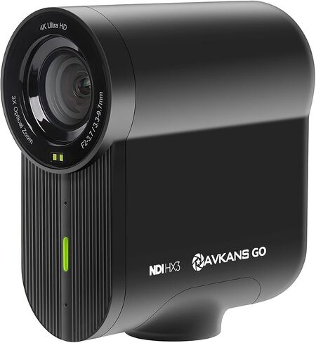 Go 4K Wireless Live Streaming Camera with NDI HDMI USB RTMP Video Outputs, 90 Degree Wide Angle with 9X Zoom, Video Recording Camera for Church, Sport and Creators in Saudi Arabia