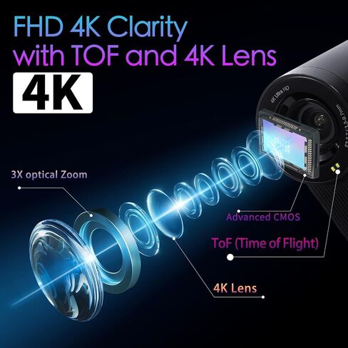 Go 4K Wireless Live Streaming Camera with NDI HDMI USB RTMP Video Outputs, 90 Degree Wide Angle with 9X Zoom, Video Recording Camera for Church, Sport and Creators in Saudi Arabia