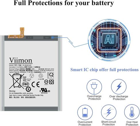 for Note 20 Ultra Battery Replacement Kits (New Upgraded) Compatible with Samsung Galaxy Note 20 Ultra SM-N986U All Models with Adhesive, Installation Manual and Repair Tool Kits in Saudi Arabia