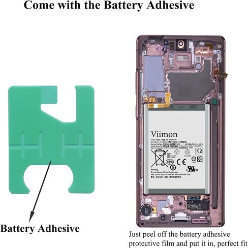 for Note 20 Ultra Battery Replacement Kits (New Upgraded) Compatible with Samsung Galaxy Note 20 Ultra SM-N986U All Models with Adhesive, Installation Manual and Repair Tool Kits in Saudi Arabia