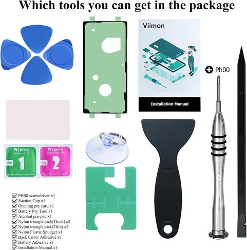 for Note 20 Ultra Battery Replacement Kits (New Upgraded) Compatible with Samsung Galaxy Note 20 Ultra SM-N986U All Models with Adhesive, Installation Manual and Repair Tool Kits in Saudi Arabia