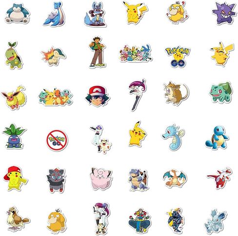 100Pcs Monster Poke Stickers Cool Cartoon Animal Stickers Manga Vinyl Decals Sticker for Laptop, Guitar, Water Bottle, Birthday Gifts for Girls, Kids, Teens (Purple) in Saudi Arabia