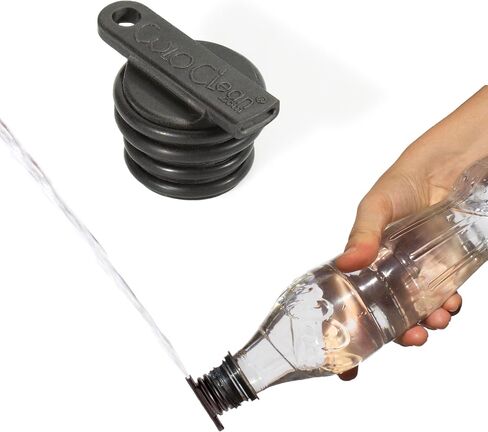 CuloClean Ultralight (6g / 0,21oz) Portable Bidet for Toilet, Travel, Backpacking, Hiking or Camping - Fits Most Plastic Bottles. (CuloClean Ultralight, 1pcs Black) in Saudi Arabia