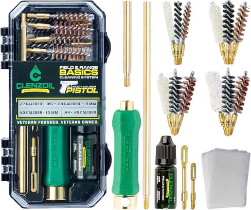 Clenzoil Universal Pistol Kit - Oil & Cleaner for .22, 9mm, .380, .40, .45 in Saudi Arabia