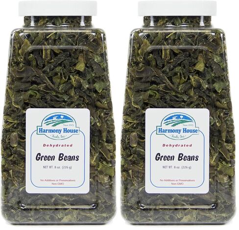 Harmony House Foods Dried Green Beans, cut (8 oz, Quart Size Jar) for Cooking, Camping, Emergency Supply, and More in Saudi Arabia