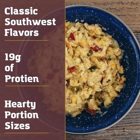 Packit Gourmet Santa Fe Corn Pudding | Premium Freeze Dried Backpacking & Camping Food | Large Portions | High Protein | Just Add Water Meal | All-Natural Ingredients | Made in USA | Freeze-Dried and Dehydrated Foods in Saudi Arabia