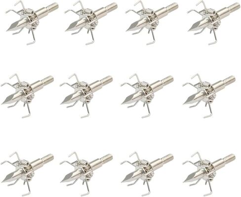 Broadheads 100 Grain Archery Hunting Small Game Sharp Judo Hammer Crossbow Compound Recurve Bow Arrow Tips in Saudi Arabia