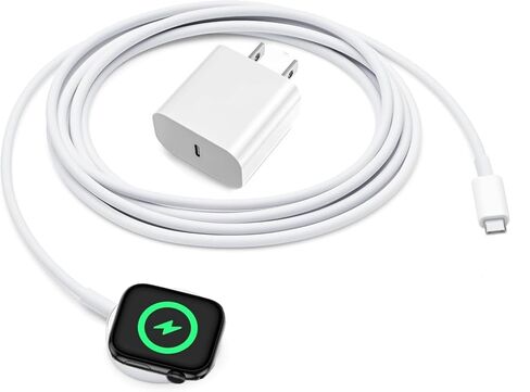 EGK 20W USB-C Magnetic Charger for Apple Watch (MFi), Wireless Charging Cable for All iWatch Series (2 m) in Saudi Arabia