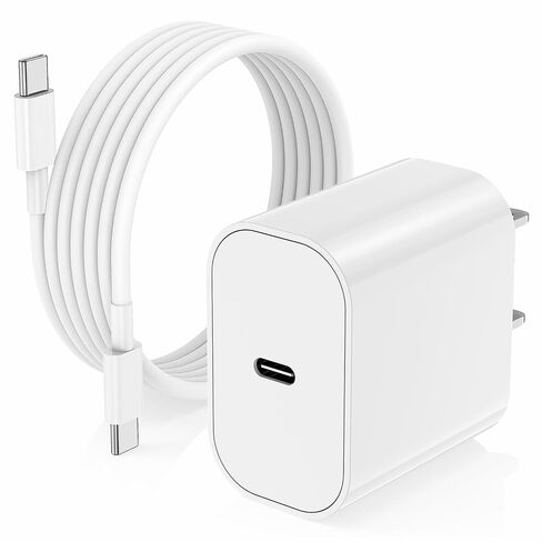 iPhone 17 16 15 Charger/10ft Type C to C Charging Cable Cord Long, USB C Fast Charging Block Plug for Apple iPhone 17 Pro Max/17 Air/16 Pro/15 Plus/AirPods/iPad/mini Plug Cube Birck Box Power Adapter in Saudi Arabia